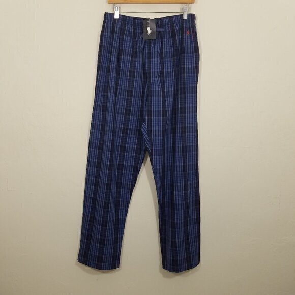 NWT Polo Ralph Lauren Sleepwear Pants Blue Size 32/34 - Picture 1 of 5